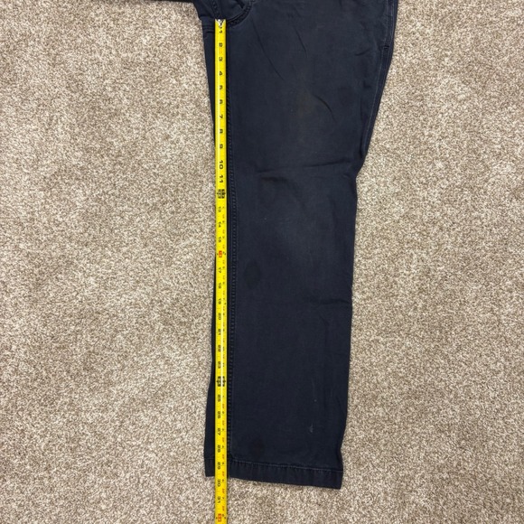 Carhartt Work Pants Mens 34x32 Navy Blue Rugged Flex Relaxed Fit Canvas BN2291-M - Picture 8 of 8